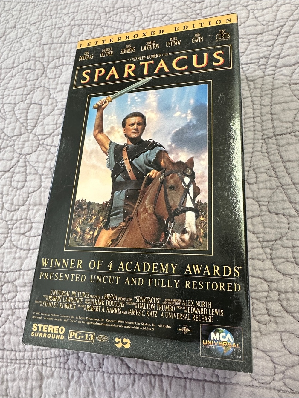 “Spartacus” vhs